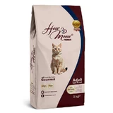 How Meow Gourmet Adult Cat - Сухой полнорационный корм с ягненком, курицей и рыбой для взрослых кошек; 2 кг