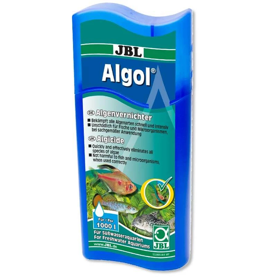 JBL (ДжіБіЕль) Algol - Кондиціонер для боротьби з водоростями в прісноводному акваріумі; 250 мл: ціни та характеристики