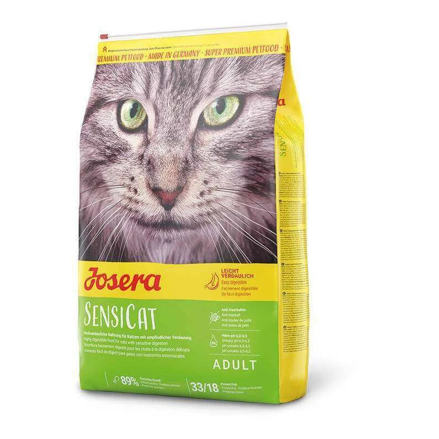 Josera SensiCat - Сухой корм с птицей для кошек с чувствительным пищеварением; 10 кг: цены и характеристики