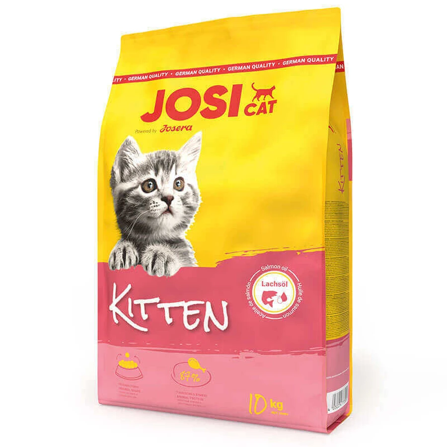 JosiCat Kitten - Сухой корм с домашней птицей для котят, беременных и лактирующих кошек; 10 кг: цены и характеристики