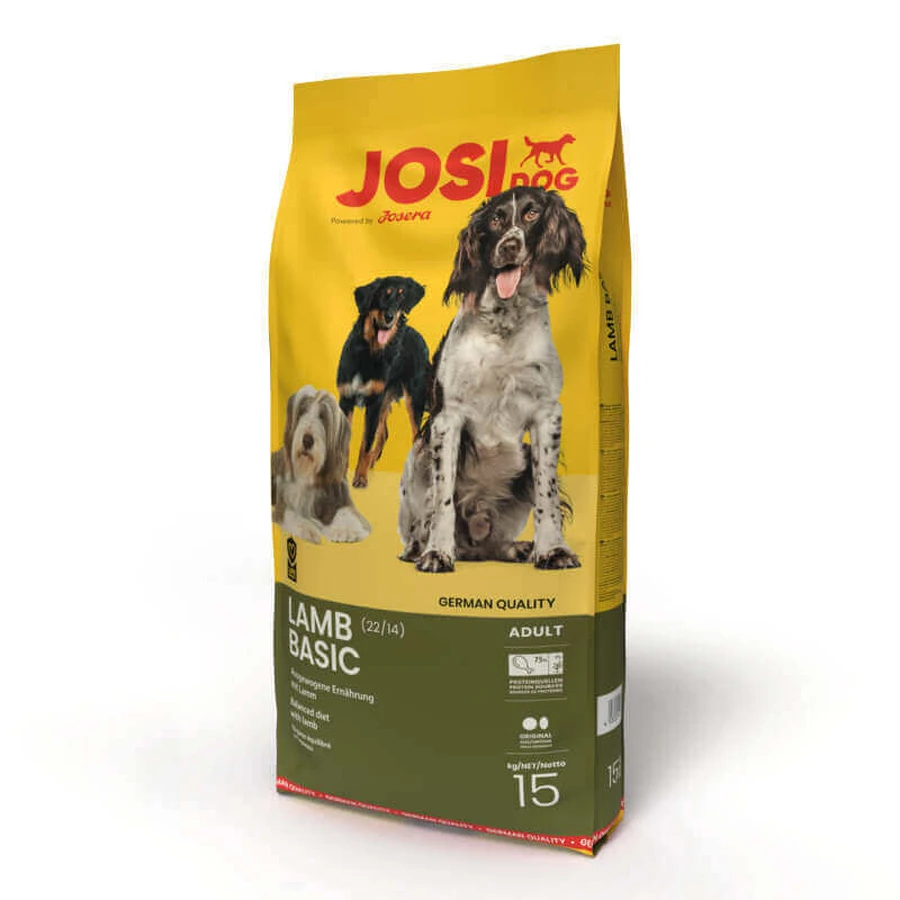 JosiDog by Josera Adult Lamb Basic - Сухий корм з ягням для дорослих собак; 15 кг: ціни та характеристики