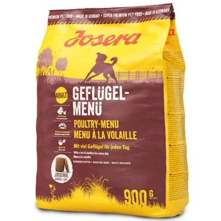 Josera Geflugel-Menu – Сухий корм з домашньою птицею для собак; 900 г