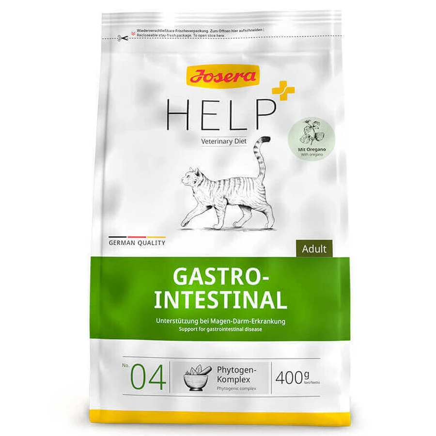 Josera Help Cat GastroIntestinal - Ветеринарная диета с домашней птицей для компенсации недостаточного пищеварения у кошек; 400 г: цены и характеристики