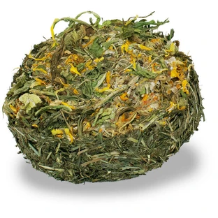 JR Farm (Джиер Фарм) Hay-Cake Dandelion - Смаколик з кульбабою для карликових кроликів та гризунів; 75 г Sale!