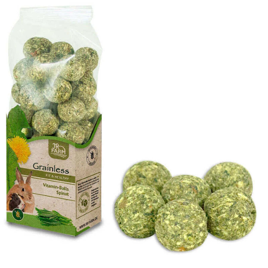 JR Farm (Джиэр Фарм) Grainless Health Vitamin-Balls Spinach – Лакомство беззерновое витаминные шарики со шпинатом для грызунов; 150 г: цены и характеристики