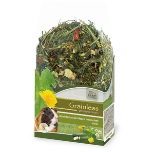 JR Farm (Джиер Фарм) Herbs Guinea Pigs - Беззерновий корм із лугових трав та овочів для морських свинок; 400 г