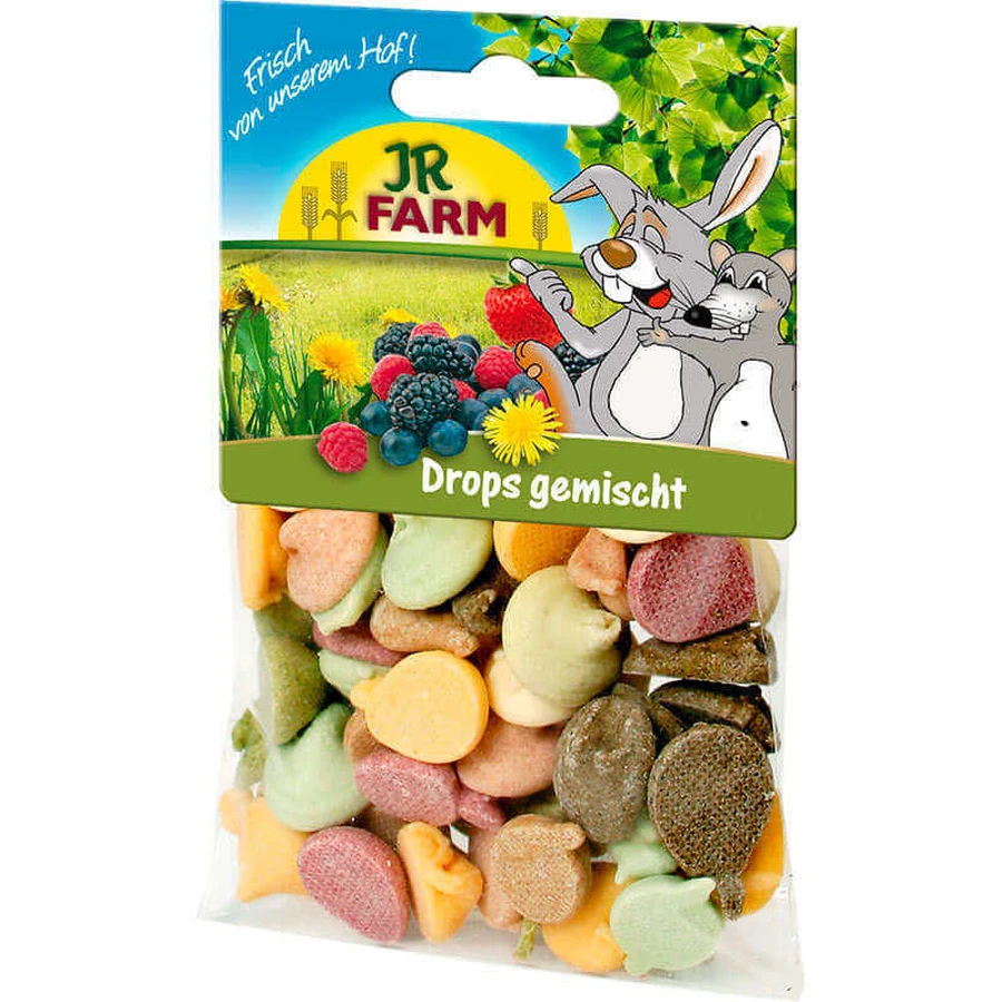 JR Farm (Джиэр Фарм) Mixed Drops – Микс дропсов с витаминами и минералами для грызунов; 75 г: цены и характеристики