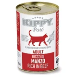 Kippy Pate Cat Adult Beef - Влажный корм с говядиной для взрослых кошек всех пород (паштет); 400 г