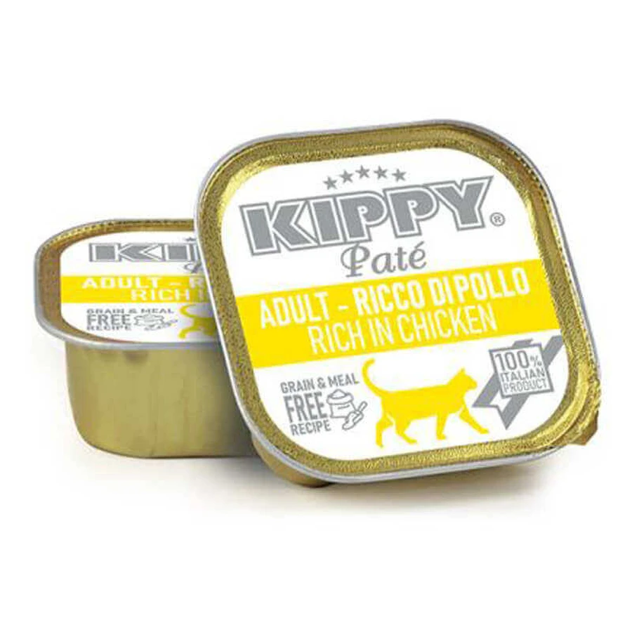 Kippy Pate Cat Adult Chicken - Вологий корм з куркою для дорослих котів усіх порід (паштет); 90 г: ціни та характеристики