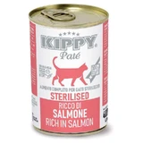 Kippy Pate Cat Sterilised Salmon - Влажный корм с лососем для стерилизованных кошек всех пород (паштет); 400 г