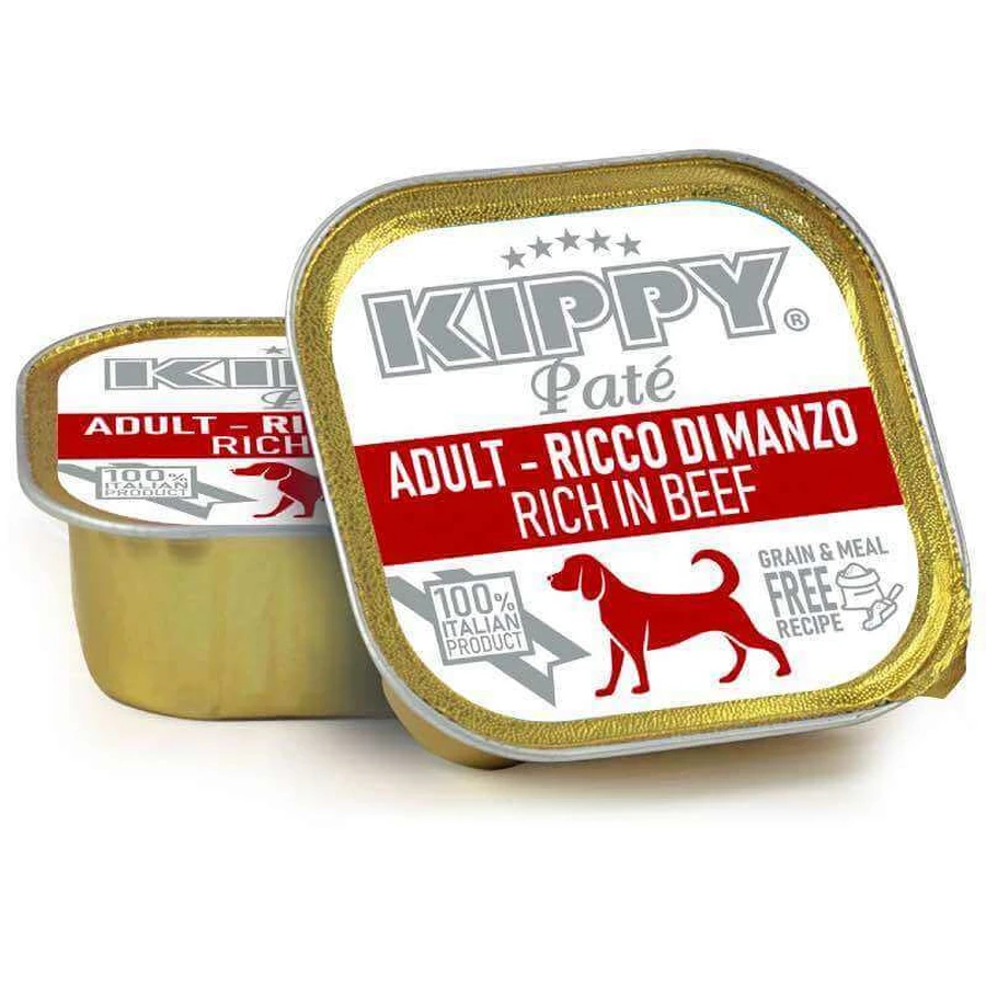 Kippy Pate Dog Adult Beef - Влажный корм с говядиной для взрослых собак всех пород (паштет); 150 г: цены и характеристики