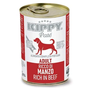 Kippy Pate Dog Adult Beef - Влажный корм с говядиной для взрослых собак всех пород (паштет); 400 г