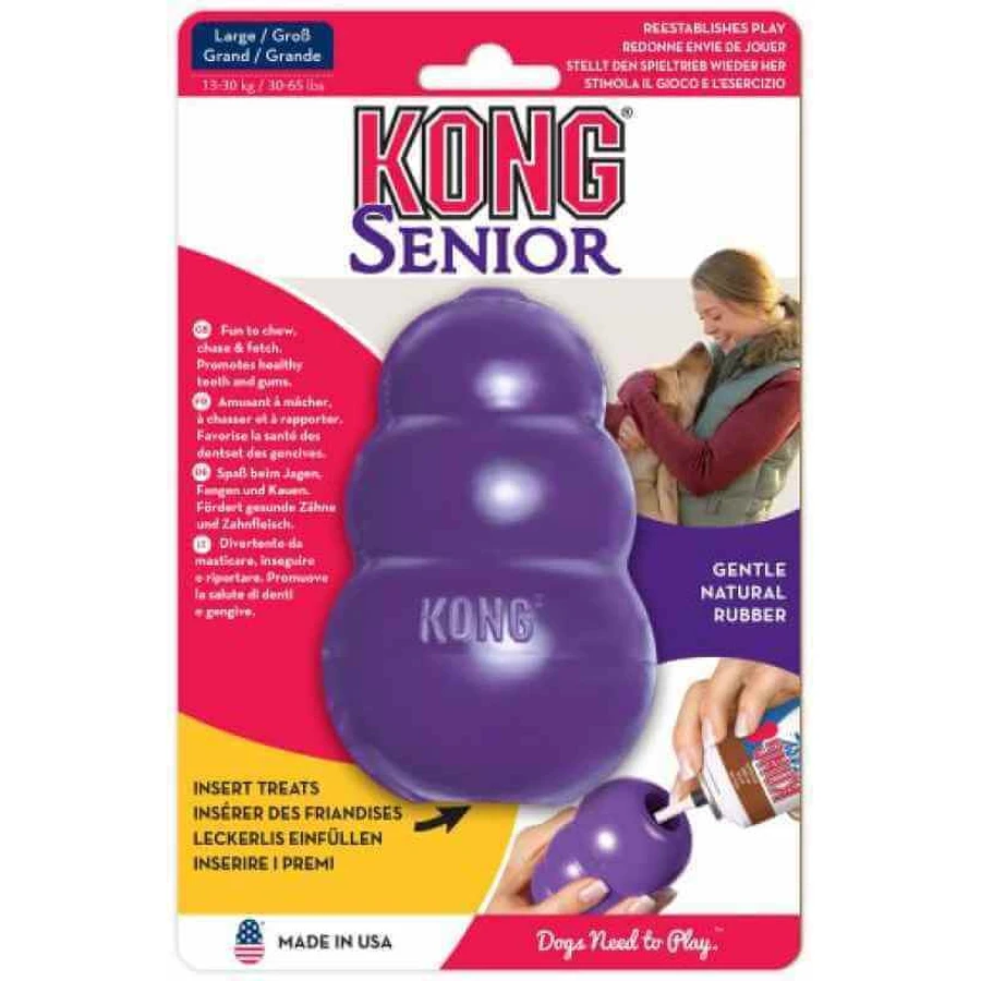 KONG (Конг) Senior - Игрушка для собак старшего возраста; L: цены и характеристики