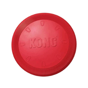 KONG (Конг) Toy Flyer Red Rubber Frisbee - Іграшка фрісбі для собак; 18 см