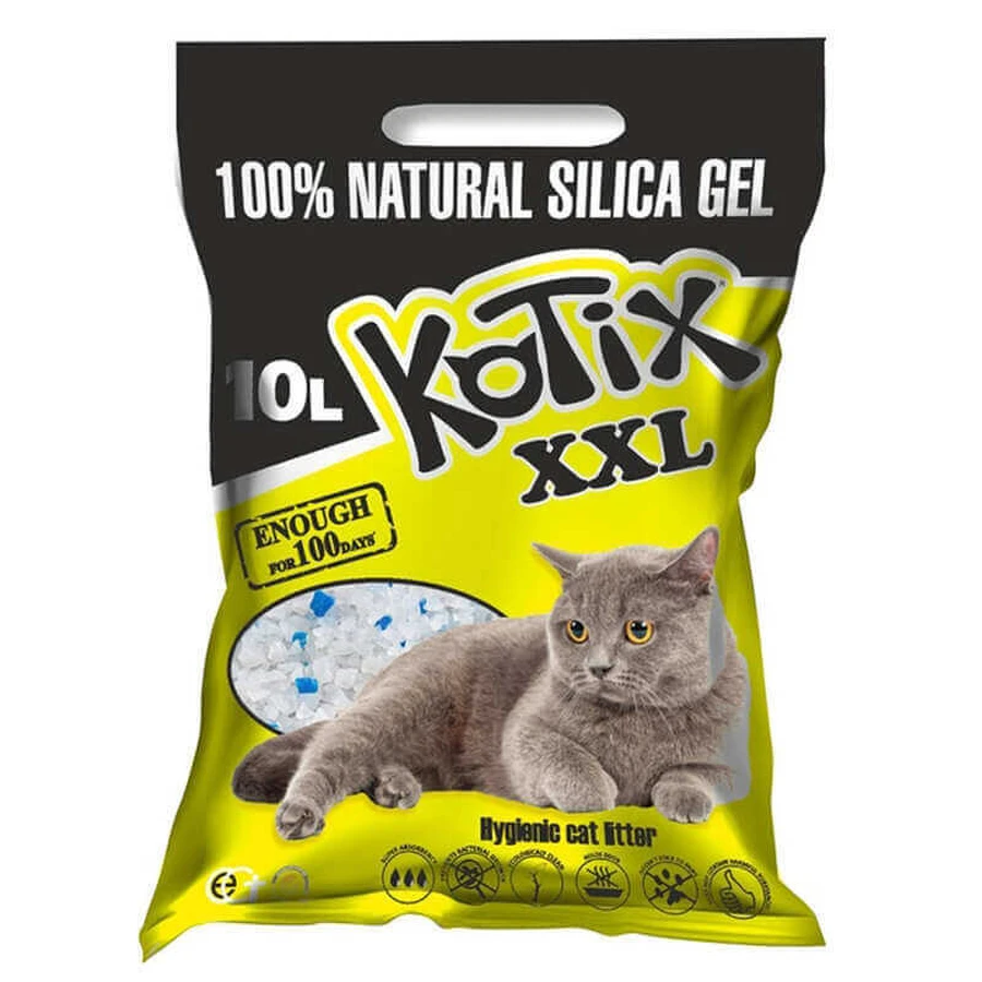 Kotix (Котикс) Наполнитель силикагелевый для кошачьего туалета; 10 л: цены и характеристики