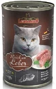 Leonardo (Леонардо) Reich an Leber - Консервированный корм с мясом птицы и печенью для кошек; 400 г