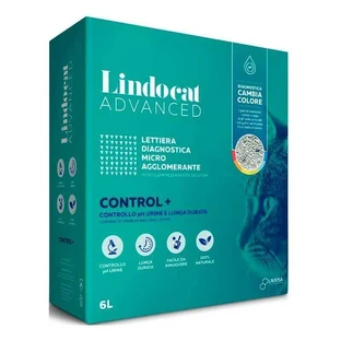Lindocat (Линдокет) Advanced Control Plus - Бентонітовий наповнювач для котячого туалету з контролем pH сечі; 6 л