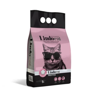 Lindocat (Ліндокет) Prestige Baby Powder - Бентонітовий наповнювач для котячого туалету з ароматом дитячої присипки; 5 л