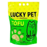 Lucky Pet Tofu Mint - Наповнювач соєвий Тофу з ароматом м’яти для котячого туалету; 6 л / 2,6 кг