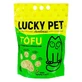 Lucky Pet Tofu Mint - Наполнитель соевый Тофу с ароматом мяты для кошачьего туалета; 6 л / 2,6 кг