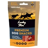 Lucky Star Premium Dog Snacks - Ласощі Кальцієва кістка в обгортці з качиного в'яленого м'яса для собак; 85 г