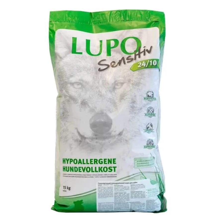 Сухой корм Luposan Lupo Sensitiv 24/10 для чувствительных к питанию собак, 15 кг: цены и характеристики