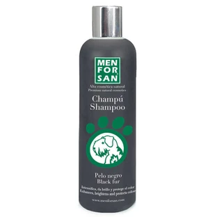 Menforsan Black fur Shampoo - Шампунь з колагеном для чорної шерсті собак; 300 мл