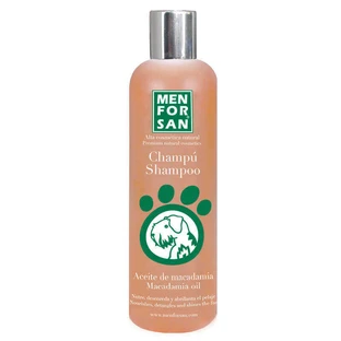 Menforsan Macadamia Oil Shampoo - Питательный шампунь с маслом макадамии для длинношерстных пород собак; 300 мл