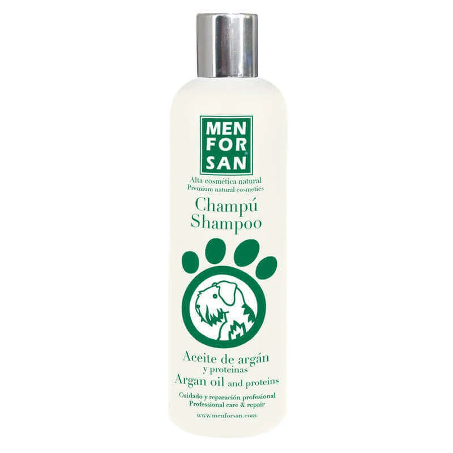 Menforsan Argan Oil and Proteins Shampoo - Зволожувальний шампунь з аргановою олією та протеїнами шовку для собак; 300 мл: ціни та характеристики