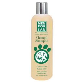 Menforsan Oats Shampoo - Увлажняющий шампунь с овсом для чувствительной и сухой кожи собак; 300 мл