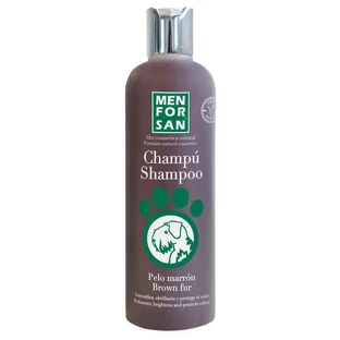 Menforsan Brown fur Shampoo - Шампунь с коллагеном и фруктовым ароматом для коричневой шерсти собак; 300 мл