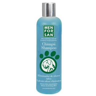 Menforsan Talcum Odour Eliminator Shampoo - Шампунь з ароматом дитячої присипки для усунення неприємного запаху шерсті собак; 300 мл