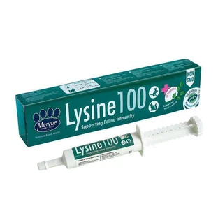 Mervue (Мерв'ю) Lysine 100 Paste Cat - Паста для підтримання імунітету дорослих котів і кошенят; 30 мл