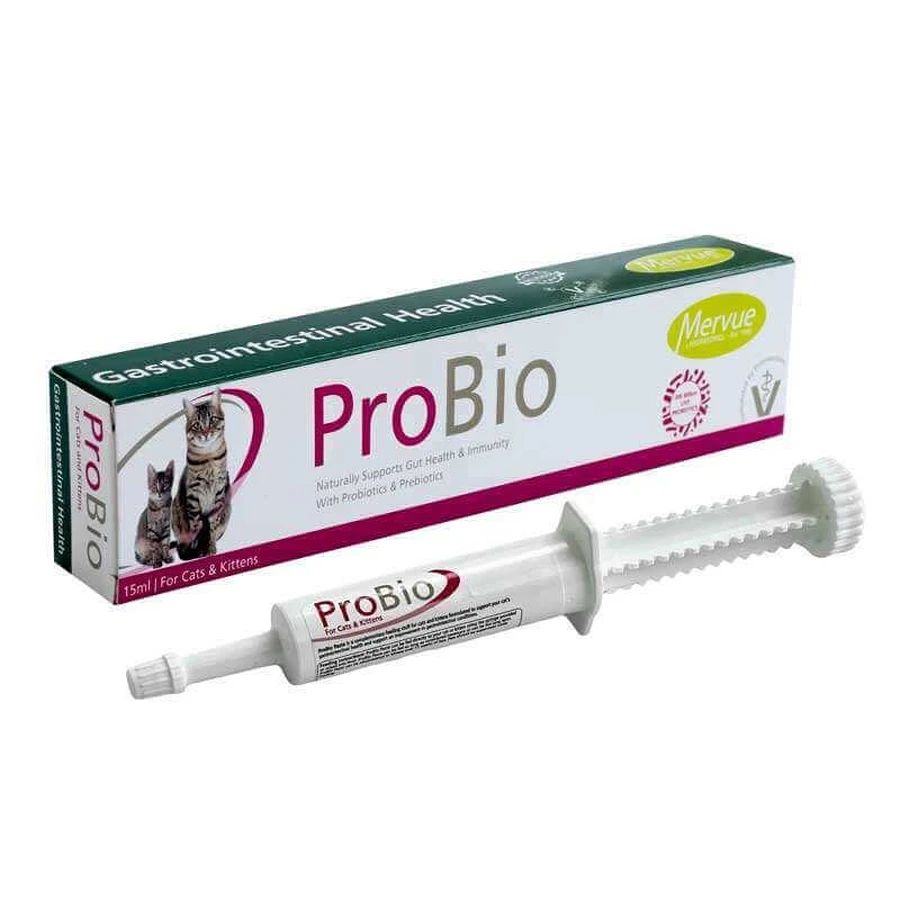 Mervue (Мерв'ю) ProBio Paste Cat - Паста з пробіотиками для підтримки здоров'я ШКТ котів і кошенят; 15 мл: ціни та характеристики