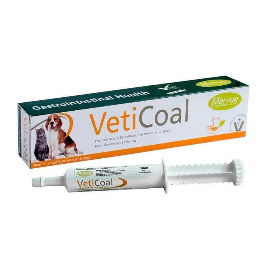 Mervue (Мервью) Veticoal Paste Cat and Dog - Угольная паста для здоровья кишечника для котов и собак; 60 мл: цены и характеристики