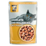 Miss Kis Chicken in Sauce - Вологий корм з куркою для дорослих котів (шматочки в соусі); 100 г