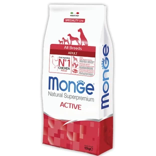 Monge All breeds Adult - Сухий корм з куркою для дорослих собак всіх порід з підвищеним фізичним навантаженням; 15 кг