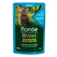 Monge BWild Grain Free Wet Anchovies Adult Cat - Вологий беззерновий корм їз анчоусів з додаванням овочей для дорослих котів (шматочки в соусі); 85 г