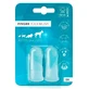 M-Pets (М-Петс) Finger Toothbrush – Зубна щітка на палець; 2x2x4,5 см (2 шт.) (Білий)