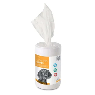 M-Pets (М-Петс) Pet Cleaning Wipes – Влажные салфетки для поддержания чистоты ушей, носа, глаз у собак и котов; 80 шт./уп.