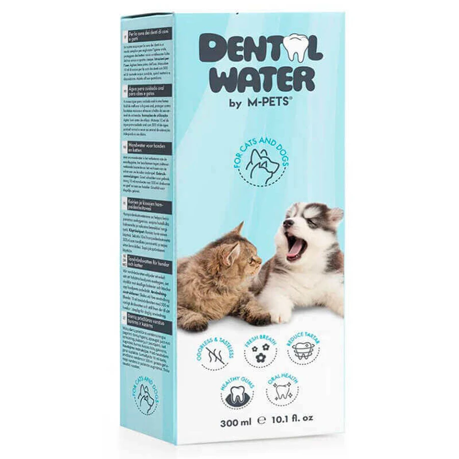 M-Pets (М-Петс) Dental Water – Стоматологічна вода для собак і котів; 300 мл: ціни та характеристики