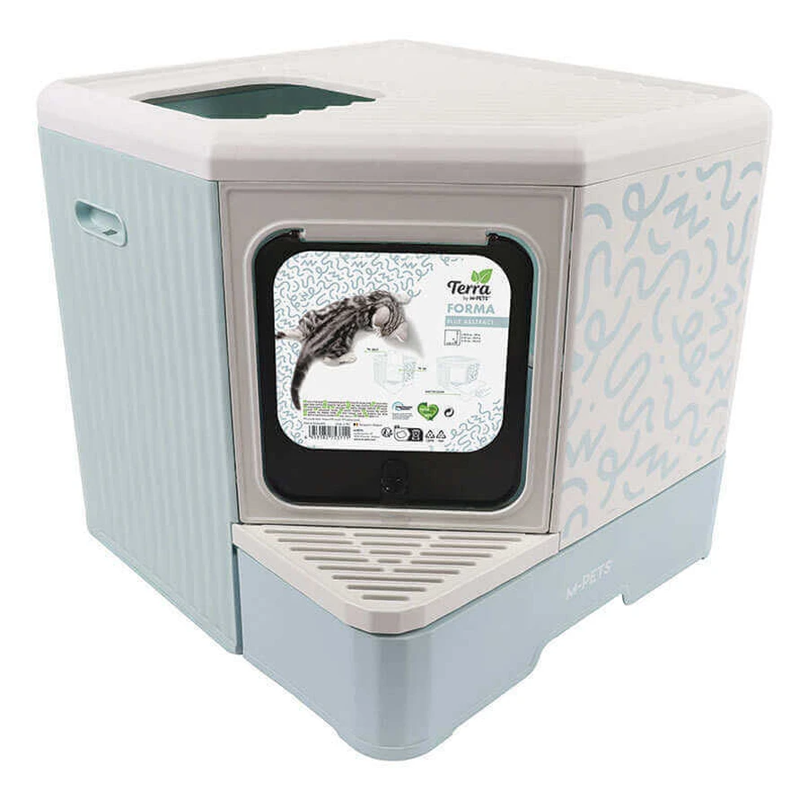 M-Pets (М-Петс) Terra Forma Eco - Сборный лоток для кошачьего туалета; Blue (Голубой): цены и характеристики