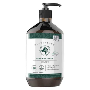 M-Pets (М-Петс) Natur'Luxe Cedar and Tea Tree Oil - Шампунь с маслом кедра и чайного дерева для собак всех пород; 500 мл