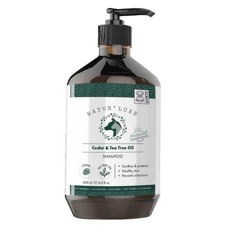 M-Pets (М-Петс) Natur'Luxe Cedar and Tea Tree Oil - Шампунь з олією кедра та чайного дерева для собак усіх порід; 500 мл: ціни та характеристики
