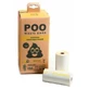 M-Pets (М-Петс) POO Dog Waste Bags Lemon Scented – Биологически разлагаемые пакеты с ароматом лимона для уборки за животными; 120 шт. (Белый)