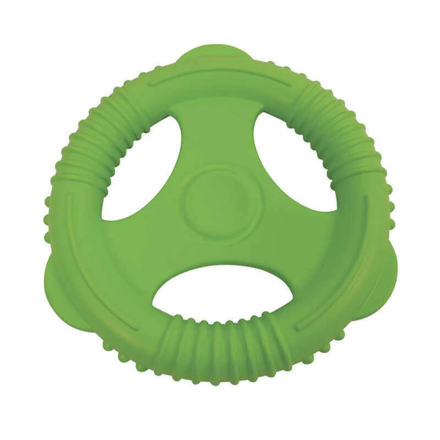 M-Pets (М-Петс) Air Toss Dog Floating Toy Wheel - Плавающая игрушка-кольцо резиновая для собак; 22х3,4 см (Зеленый): цены и характеристики