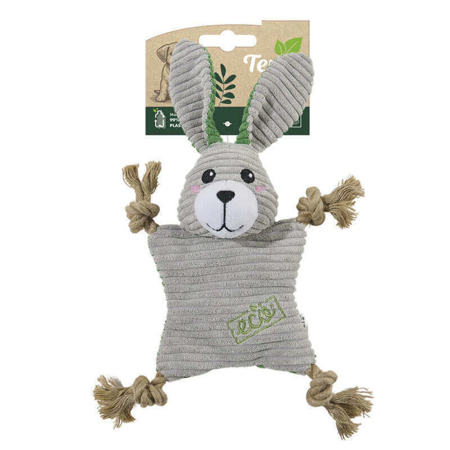 M-Pets (М-Петс) Terra Eco Puppy Toy Lulu - Эко-игрушка Лулу для щенков; 30х22х5 см (Серо-зелёный): цены и характеристики