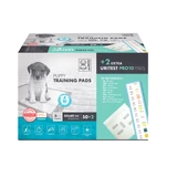 M-Pets (М-Петс) Uritest Pro 10 Training Pads + 2 Uritest Pads - Одноразовые приучающие пеленки + пеленки для тестирования расстройств и заболеваний мочевыводящих путей у собак; 60х60 см / 50+2 шт.