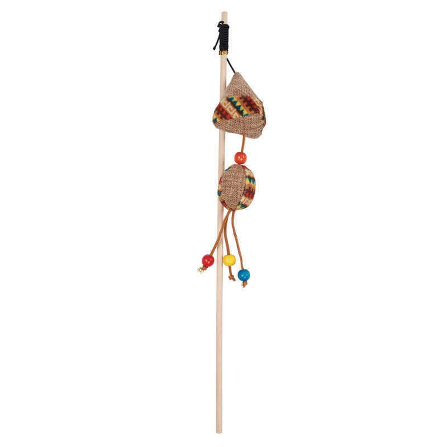 M-Pets Charmy Catnip Toy Cone - Игрушка-дразнилка с кошачьей мятой для котов; 22x6x4 см (Коричневый): цены и характеристики