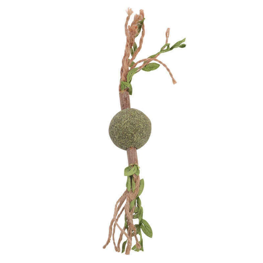 M-Pets Charmy Catnip Toy Tree Branch - Іграшка з котячою м'ятою для котів; 18x3x3 см (Зелений): ціни та характеристики